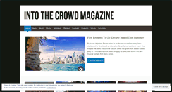 Desktop Screenshot of intothecrowdmagazine.com